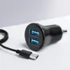 Car Mobile Charger (Dual Port)